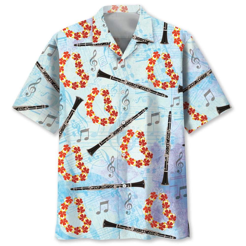 Tropical Flute Hawaiian Shirt, Gift For Men Women Men HW0601