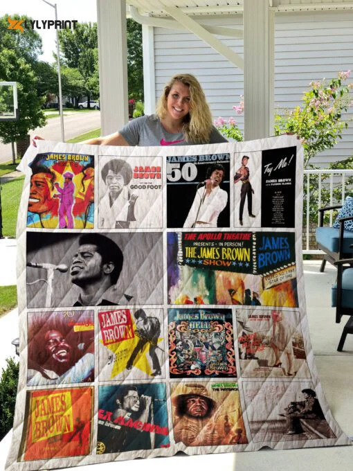 James Brown 1 Quilt Blanket For Fans Home Decor Gift ,  Soft Quilt, King Size, All Season Cozy Quilt QB0901