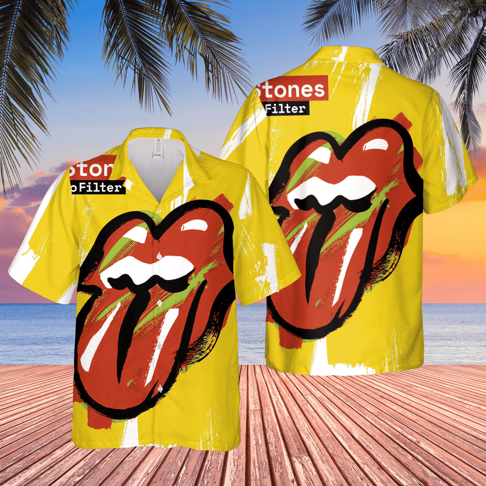 The Rolling Stones No Filter 3D Hawaiian Shirt HW0601
