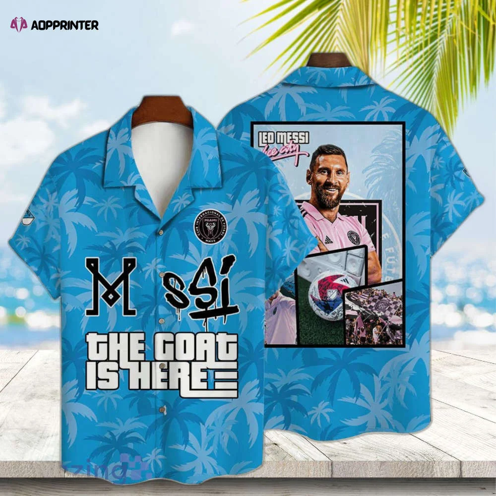 Lionel Messi Inter Miami CF Hawaiian Shirt – Summer Gift Short Sleeve 3D Design HW0601