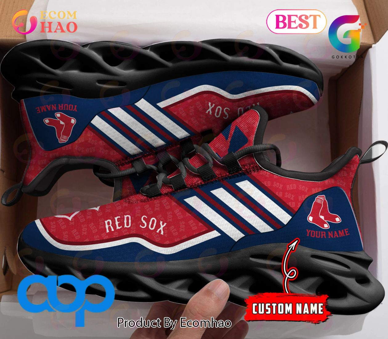 MLB Boston Red Sox New Clunky Max Soul Sneaker, Shoes  Unisex sneakers MS0601