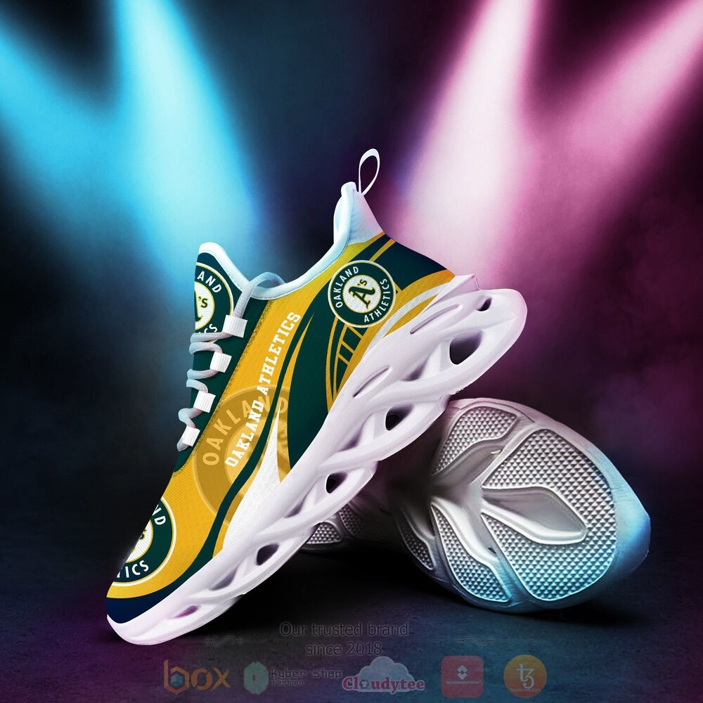 Custom MLB Oakland Athletics Max Soul Shoes V5 Sneaker MS0601