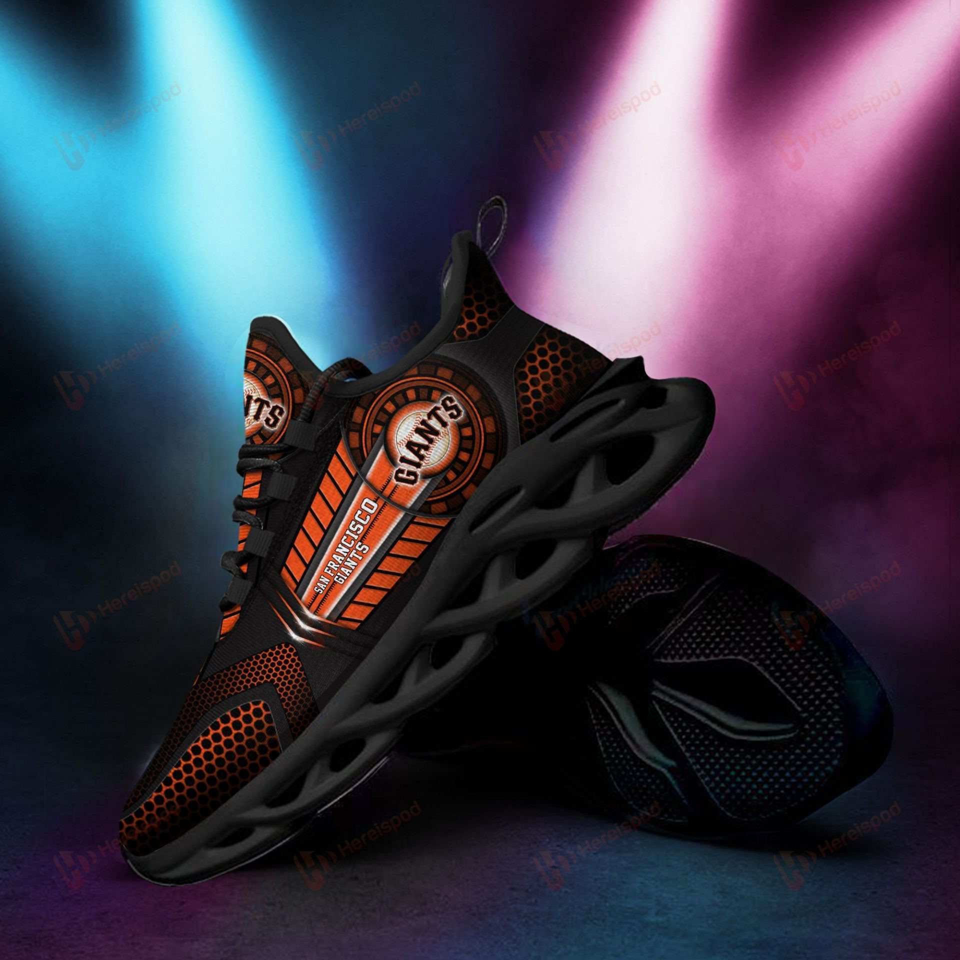 Custom MLB San Francisco Giants Max Soul Shoes V3 Store MS0601