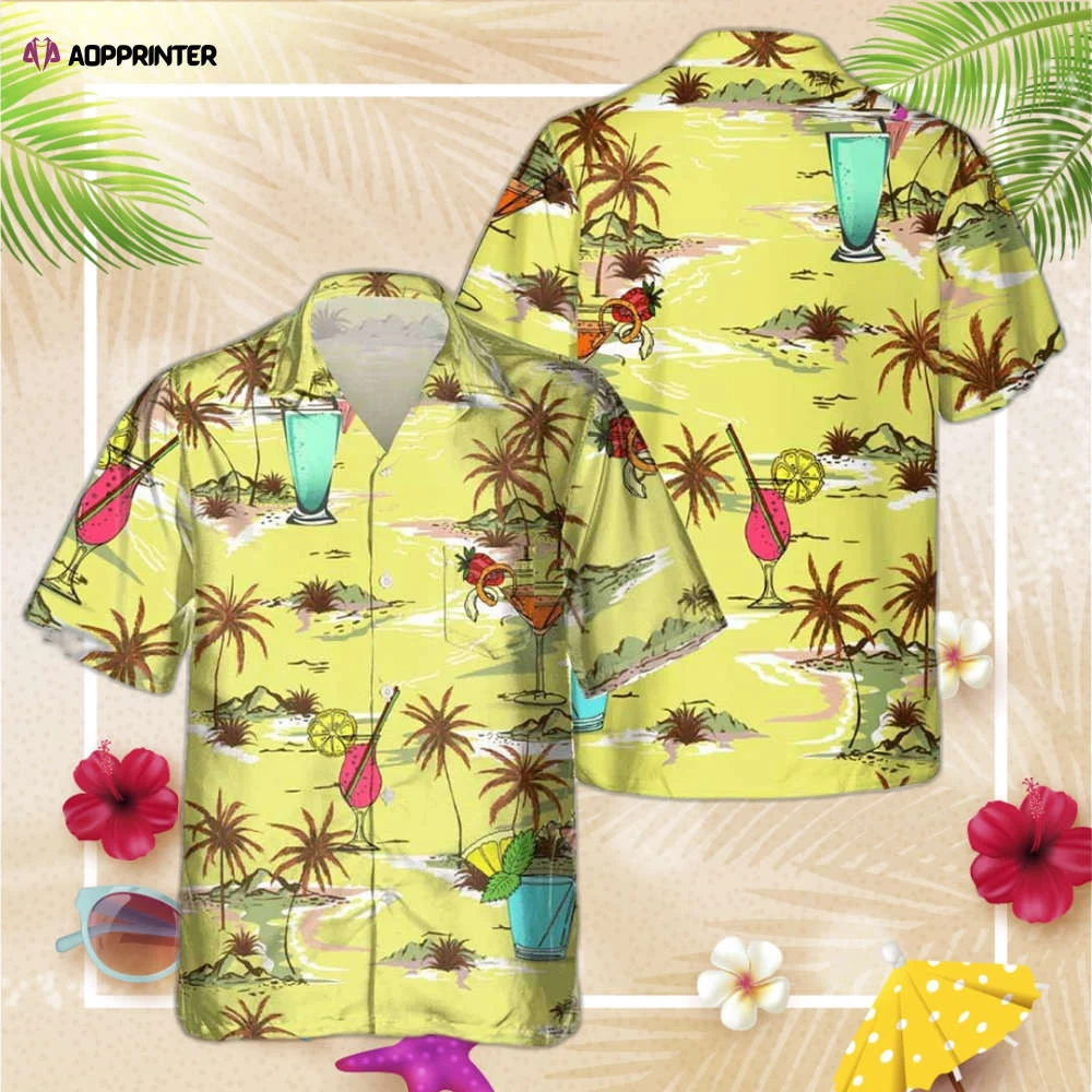 Awesome Bartender AOP Pocket Hawaiian Shirt, Gift For Men Women HW0601