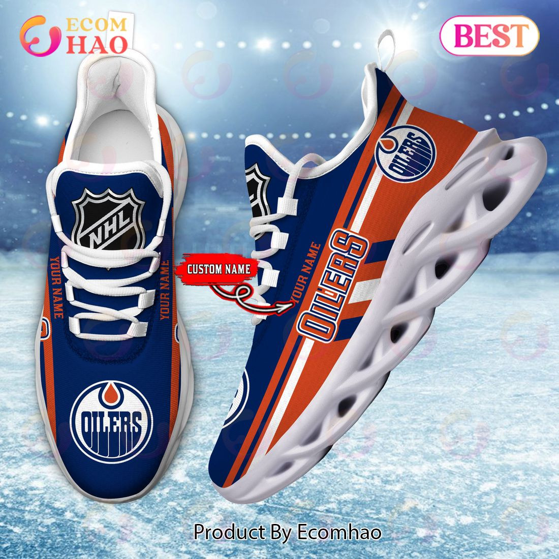 Edmonton Oilers Perfect Gift for fans Max Soul Chunky Sneakers, Shoes  Unisex sneakers MS0601