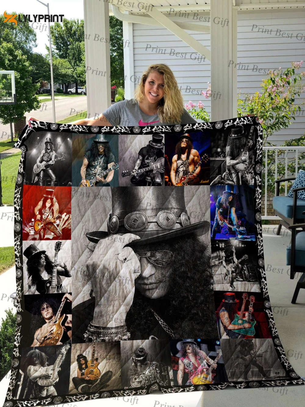 Slash Quilt Blanket For Fans Home Decor Gift , Soft Quilt, King Size, All Season Cozy Quilt QB0901