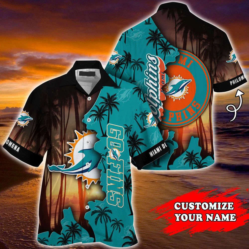 Miami Dolphins NFL-Customized Summer Hawaii Shirt For Sports Enthusiasts HW0601