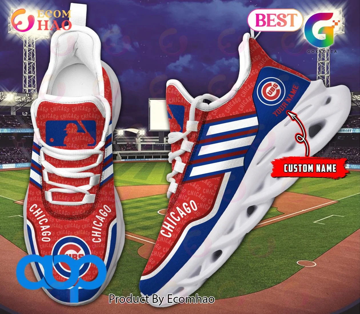 MLB Chicago Cubs New Clunky Max Soul Sneaker, Shoes  Unisex sneakers MS0601