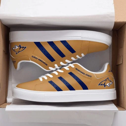 NCAA Montana State Bobcats Brown Stan Smith Shoes , Trendy Style Sneakers ST0801