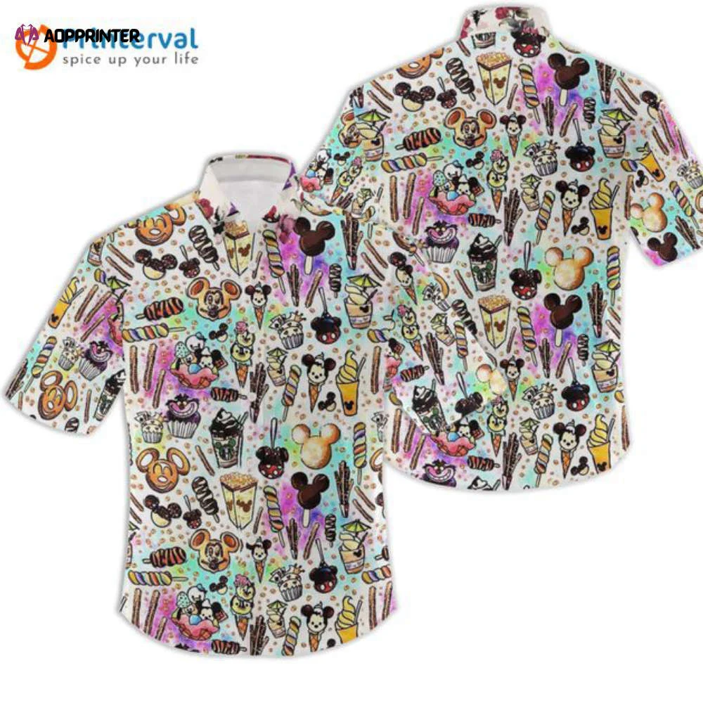 Disney Parks Food Hawaiian Shirt, Summer Family Hawaiian Shirts HW0601