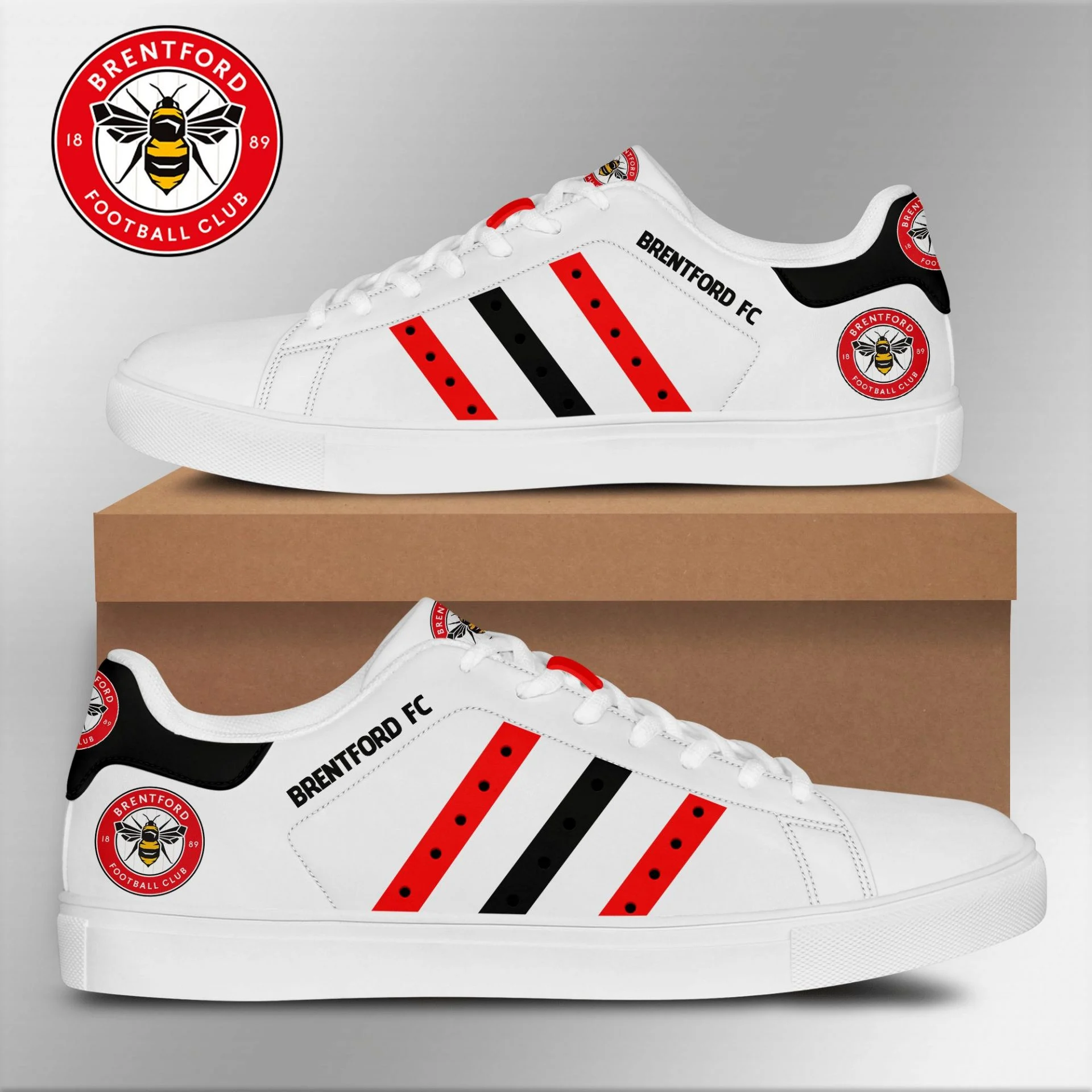 Brentford FC Special Style Stan Smith Shoes Men Women, Trendy Style Sneakers ST0801