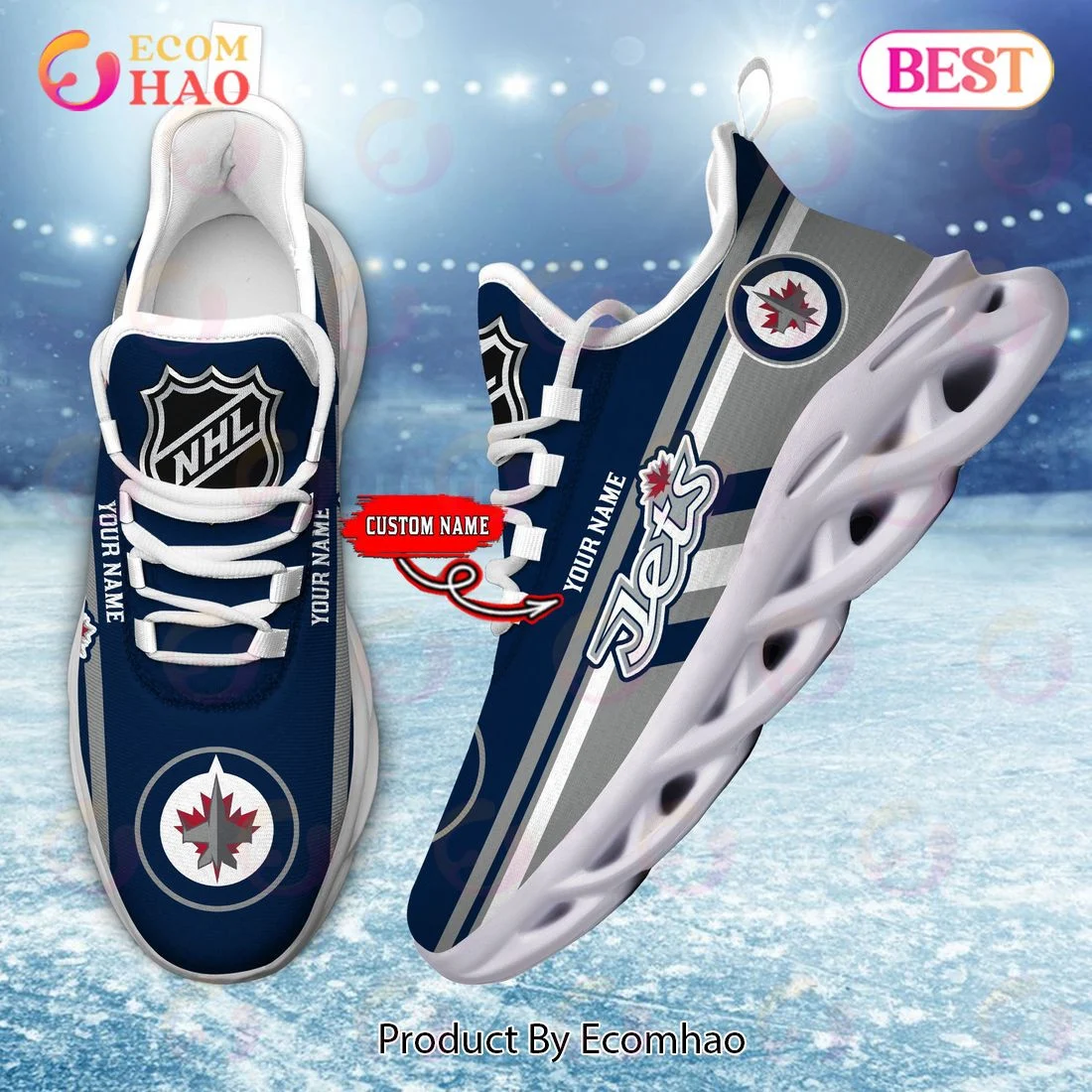 Winnipeg Jets Perfect Gift for fans Max Soul Chunky Sneakers, Shoes  Unisex sneakers MS0601