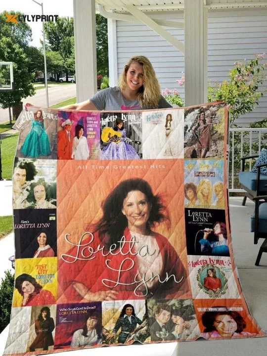 Loretta Lynn Quilt For Fans Home Decor Gift , Soft Quilt, King Size, All Season Cozy Quilt QB0901