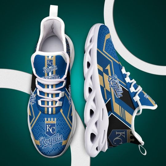 Custom MLB Kansas City Royals Max Soul Shoes V5 Unisex Women Men MS0601