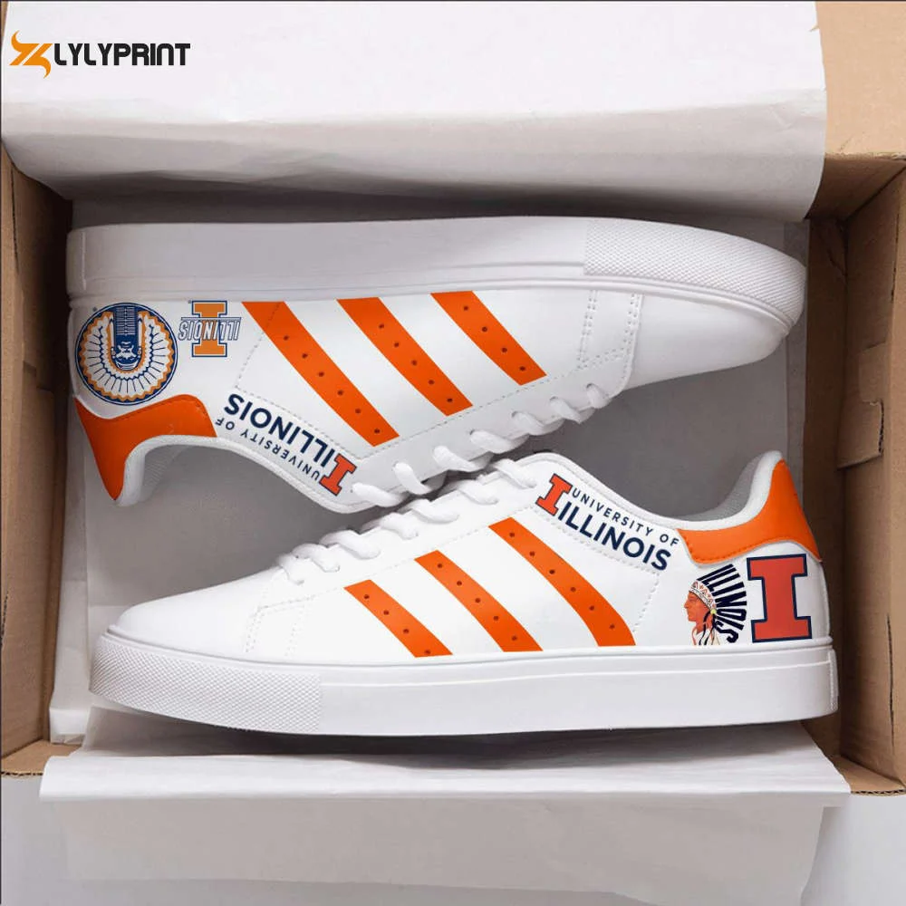 Illinois Fighting Illini 1c Skate Shoes For Men Women Fans Gift  ST0801