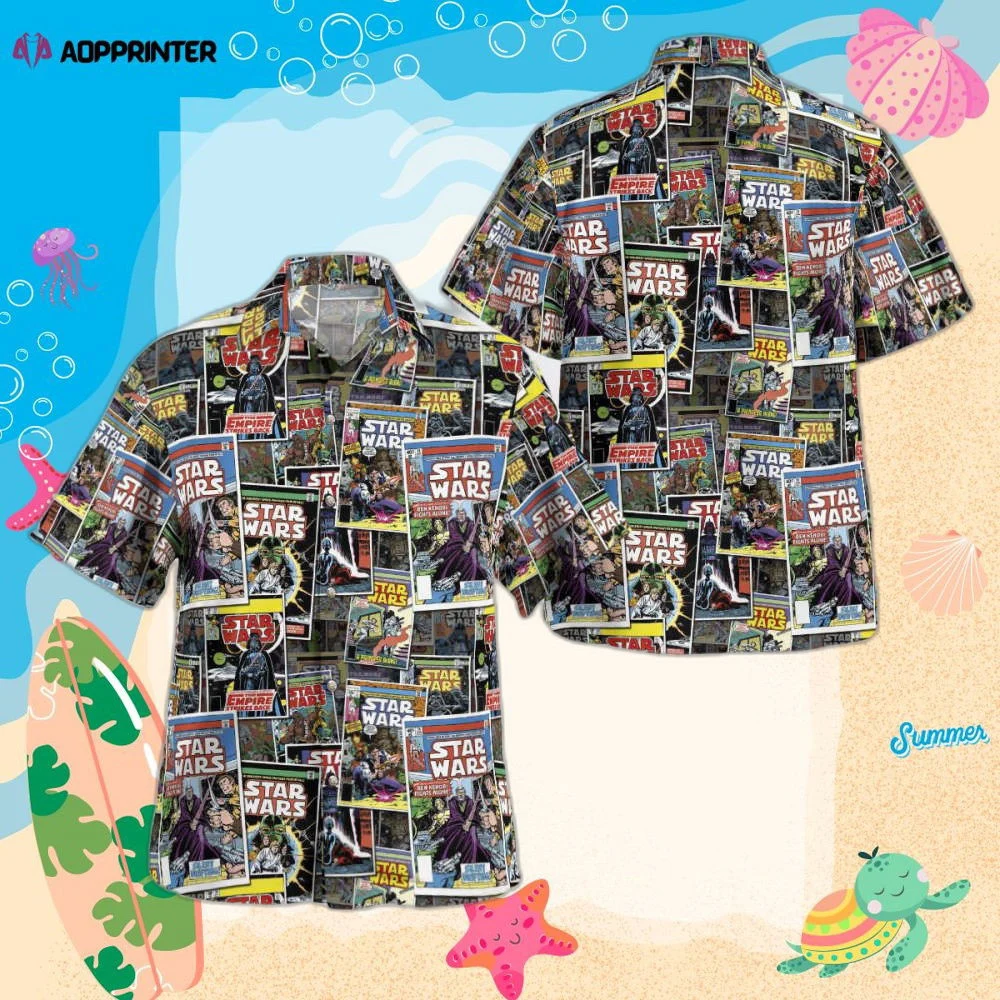 Star Wars Comic Hawaiian Shirt Summer 2023 Hot HW0601