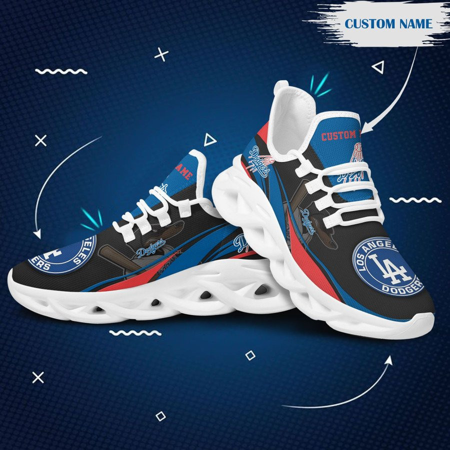 MLB Los Angeles Dodgers Custom Name Max Soul Shoes V2 Custom for Men Women MS0601