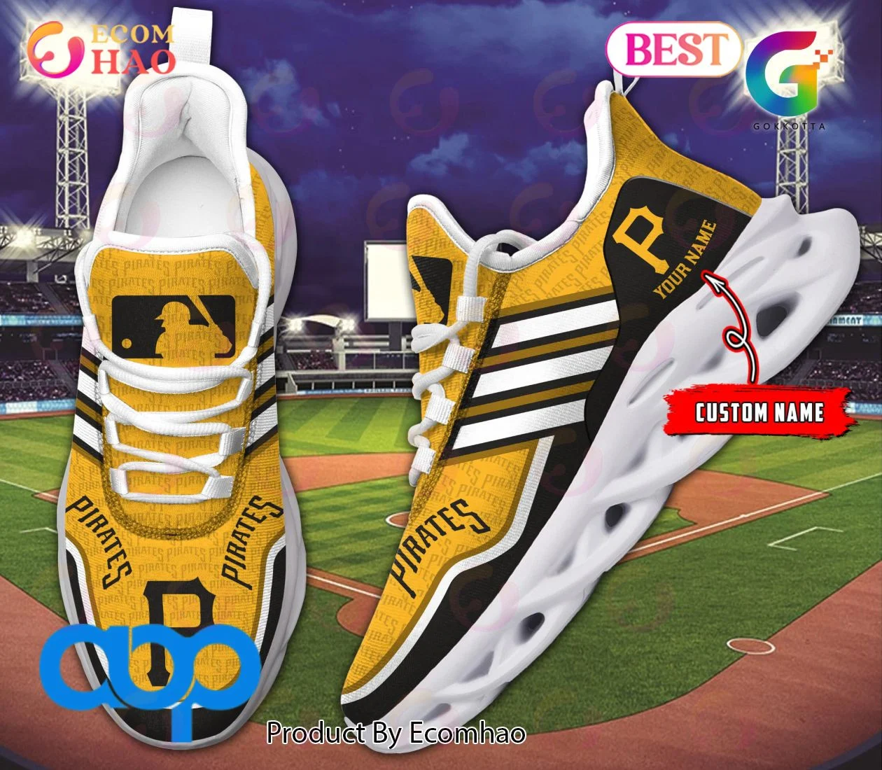 MLB Pittsburgh Pirates New Clunky Max Soul Sneaker, Shoes  Unisex sneakers MS0601