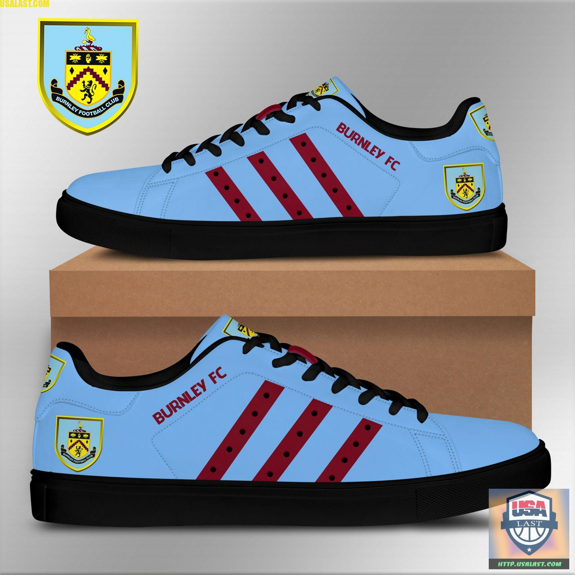Burnley FC Blue Brown Stan Smith Shoes Women Men, Trendy Style Sneakers ST0801