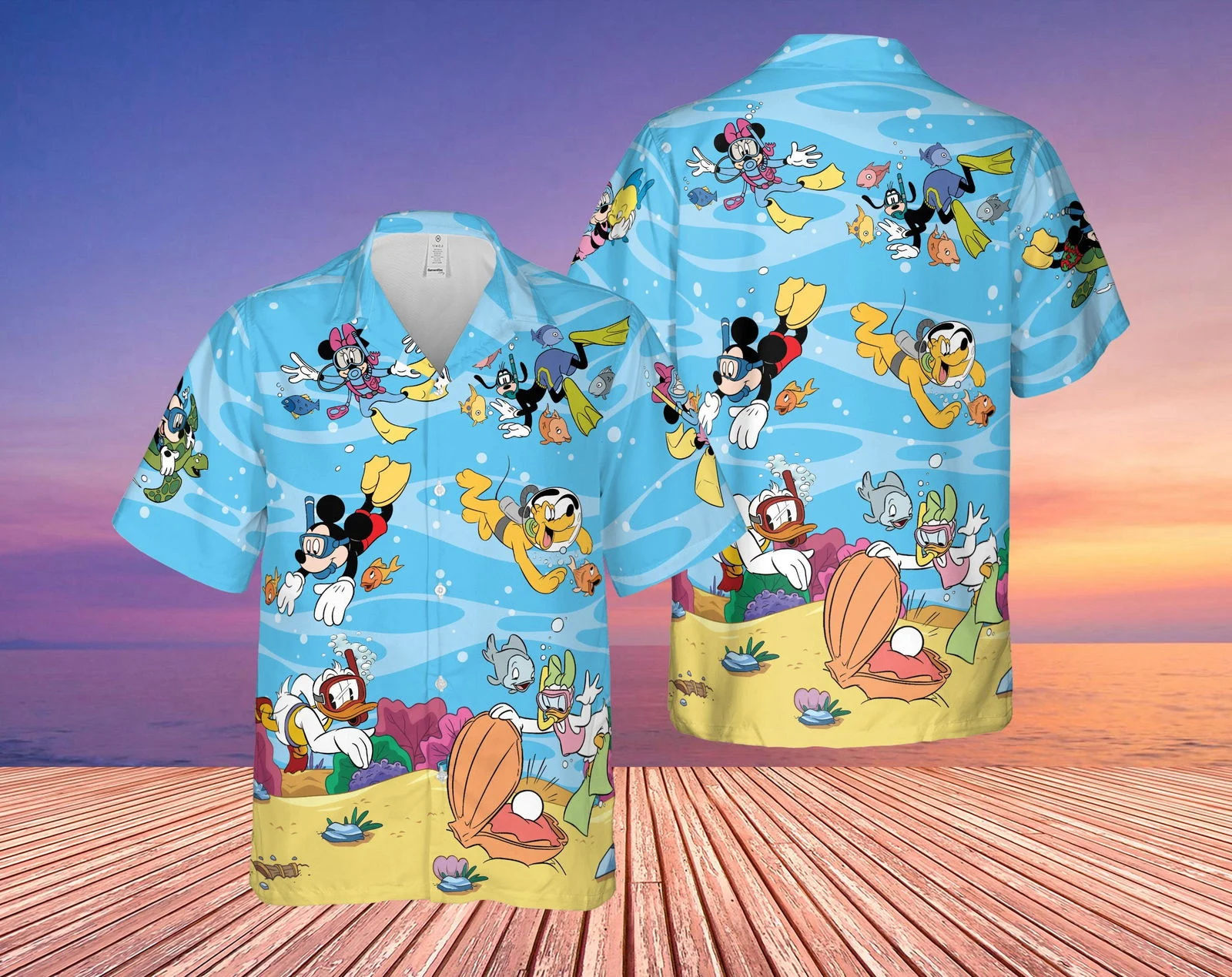 Disney World Mickey And Family Vacation Holiday Hawaiian Shirt Sea Beach Lover HW0601