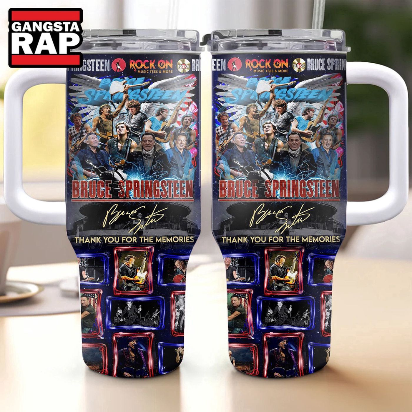 Rock with Bruce Springsteen Signature Stanley Tumbler 40oz - Music Lover s Dream 0501TB40