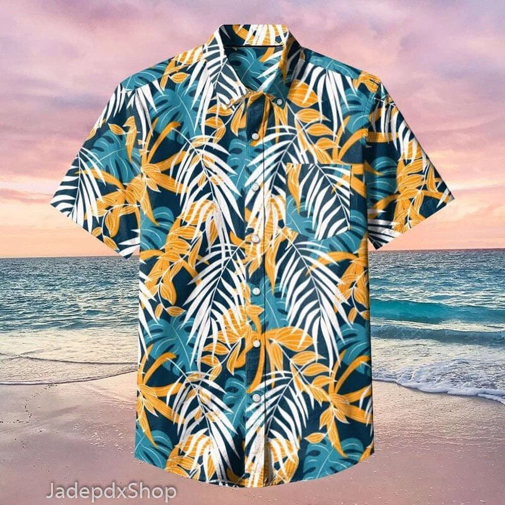 Leaf design vintage Hawaiian Shirt, Gift For Men And Women HW0601