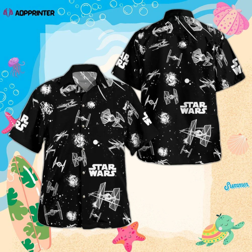Star Wars Spaceship Hawaiian Shirt Summer 2023 Hot HW0601