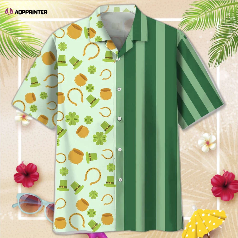Lucky Green Irish St.Patrick Day Hawaiian Shirt, Gift For Men Women HW0601