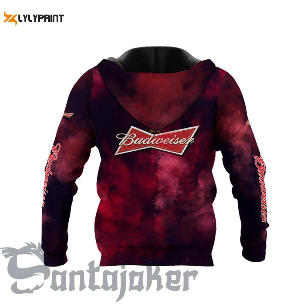 Budweiser Colorful Smoke Hoodie & Zip Hoodie HZ0501