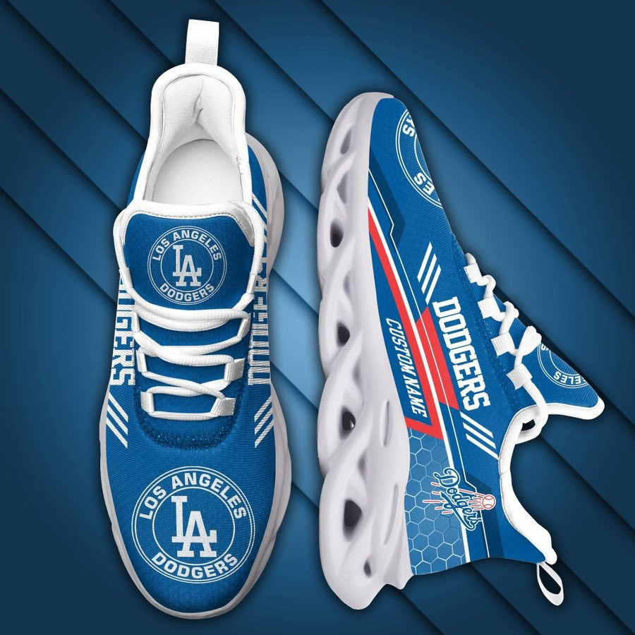 MLB Los Angeles Dodgers Custom Name Max Soul Shoes V1 Custom for Men Women MS0601