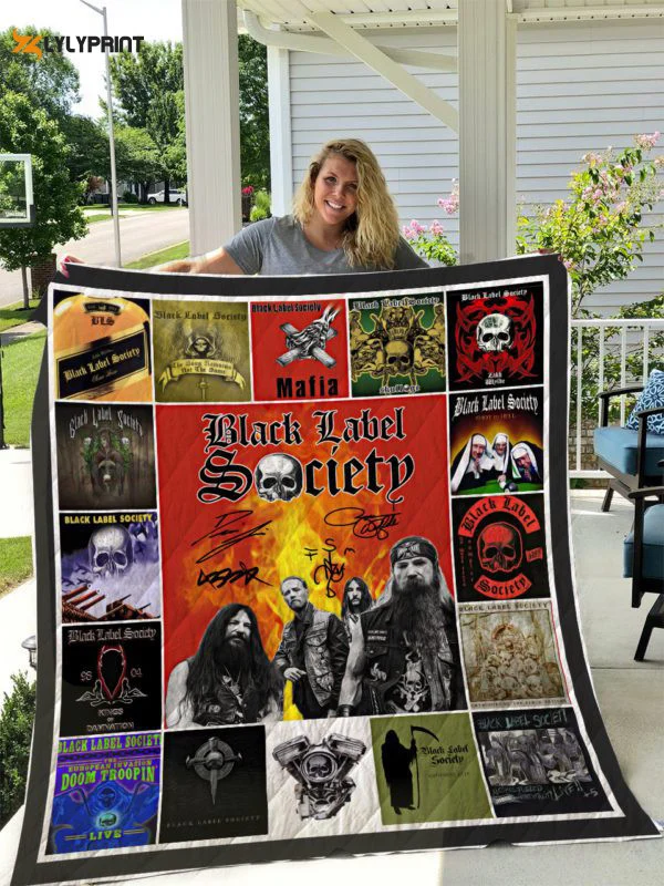 Black Label Society 1 Quilt Blanket For Fans Home Decor Gift ,  Soft Quilt, King Size, All Season Cozy Quilt QB0901