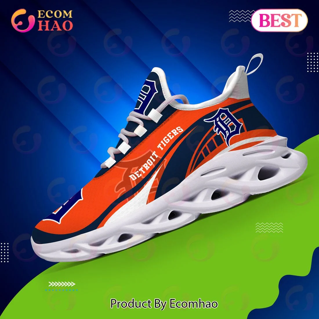 Detroit Tigers MLB Sneaker New Trending 2023 Summer Maxsoul Shoes  Unisex sneakers MS0601