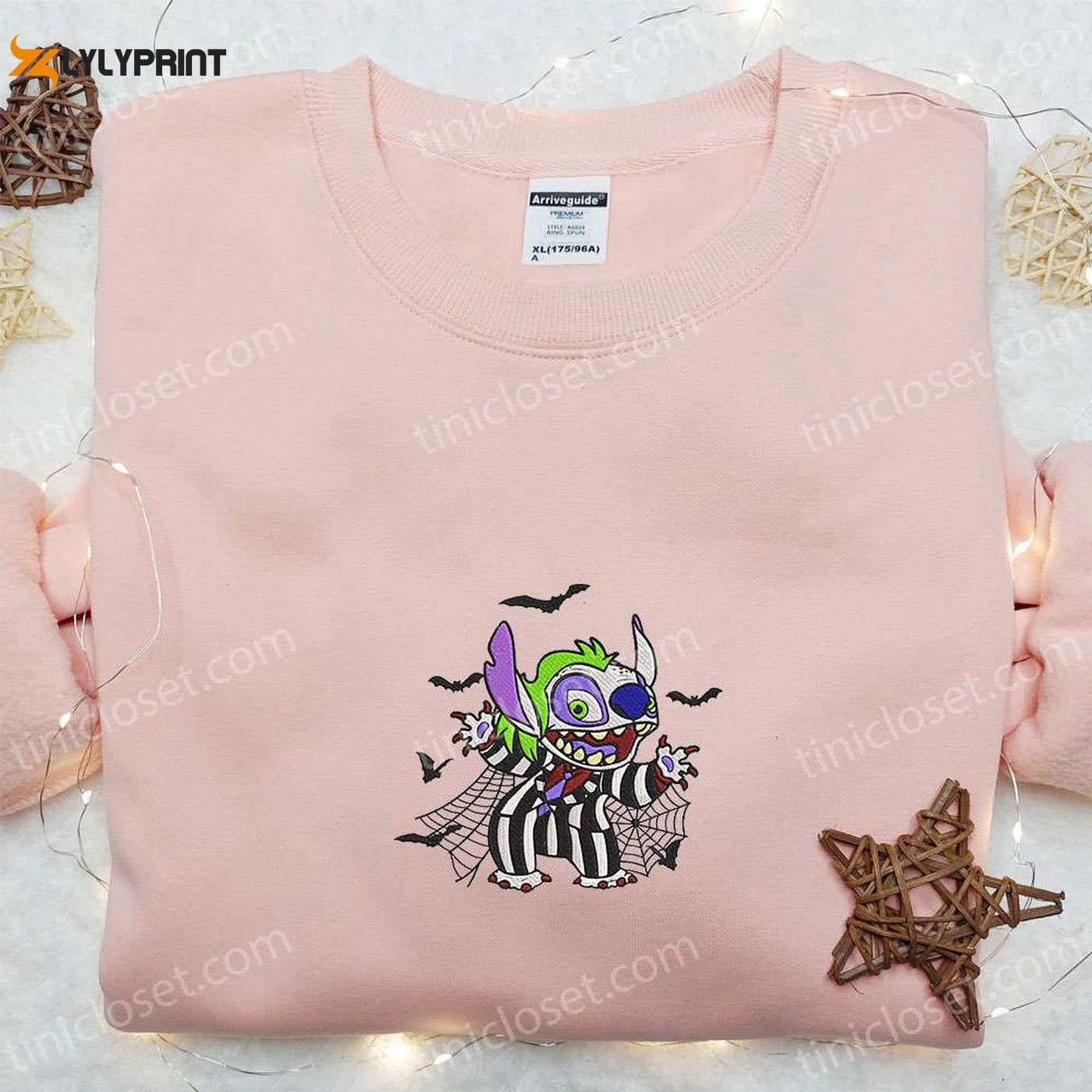 Stitch Beetlejuice Horror Shirt Disney Characters Hoodie – Best Halloween Gift Ideas HZ0501