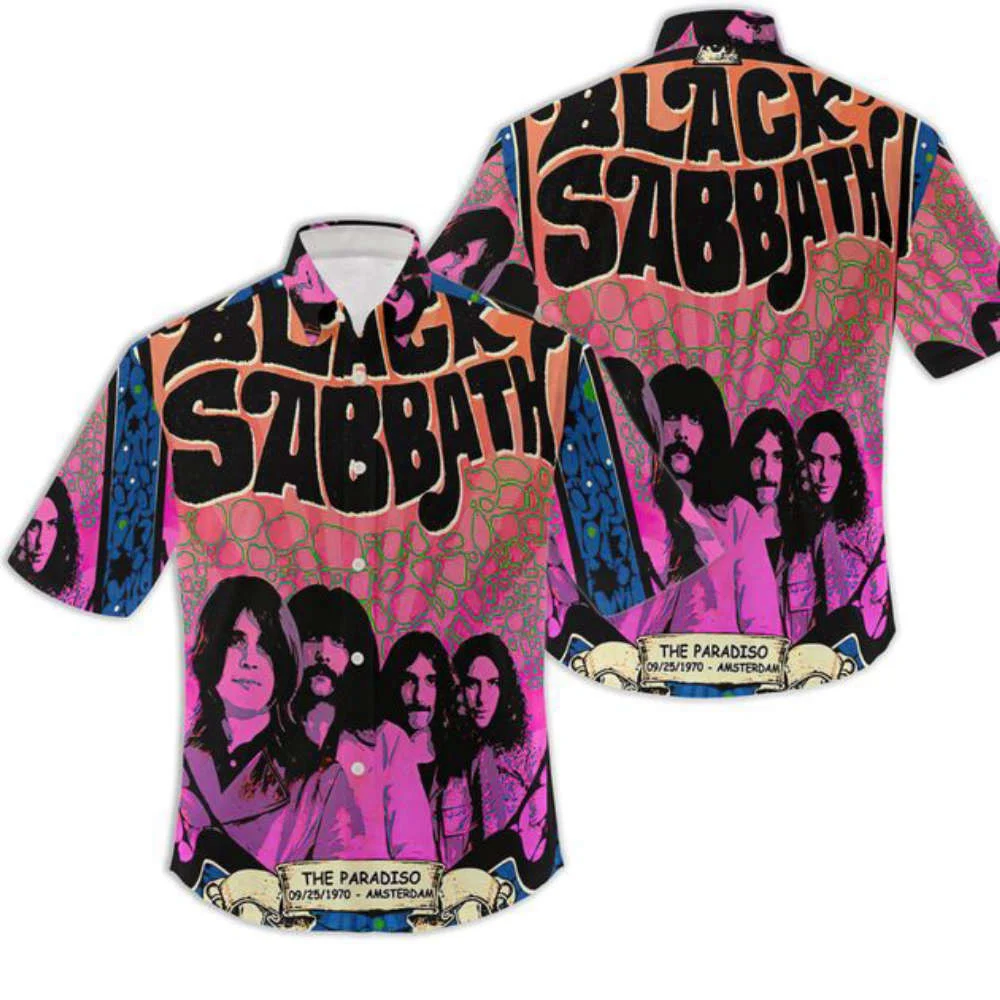 Black Sabbath Beach Hawaiian Shirt Summer Trending HW0601