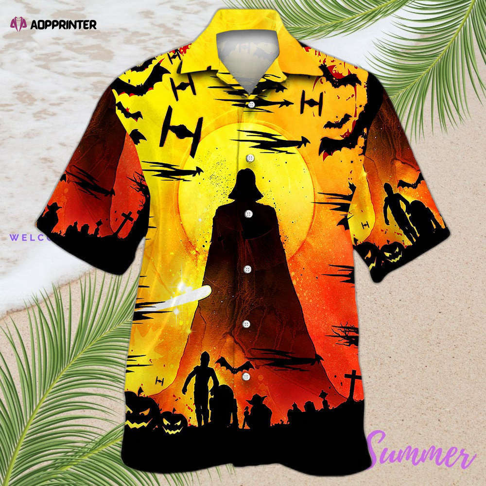 Star Wars Darth Vader Halloween Hawaiian Shirt Shorts Summer 2023 Hot HW0601