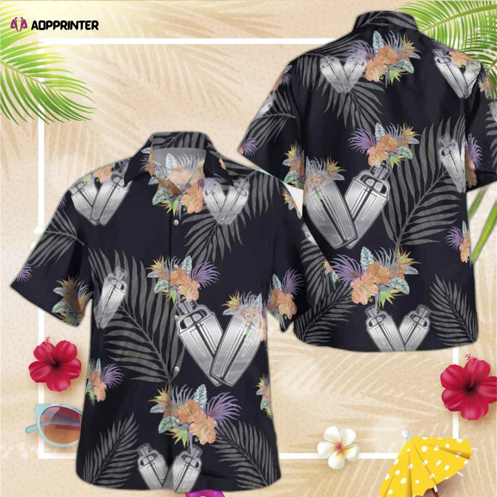 Awesome Bartender AOP Hawaii Shirt , For Men And Women HW0601