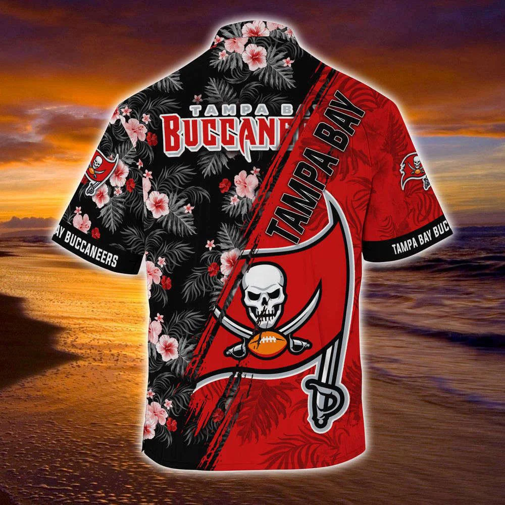 Tampa Bay Buccaneers NFL-Summer Hawaii Shirt Mickey And Floral Pattern For Sports Fans HW0601