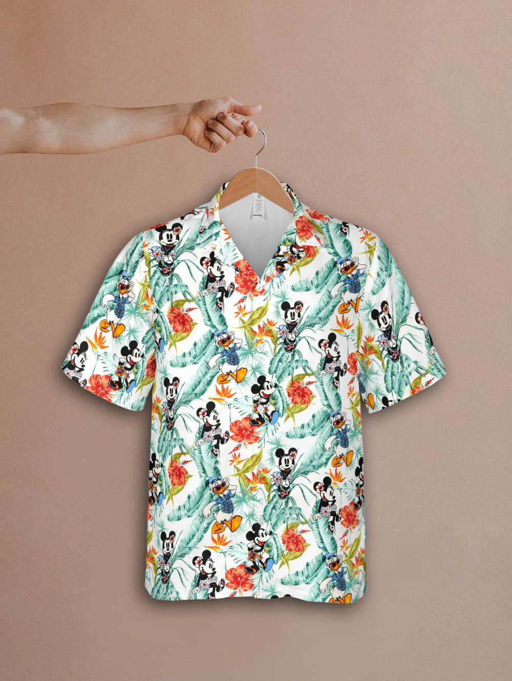 Mickey Minnie Donald Duck Tropical Hawaiian 2022 Shirt HW0601