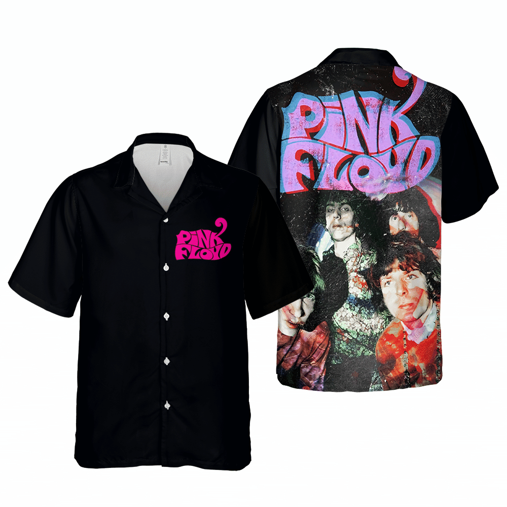 Pink Floyd Merch Poster Music Cuban Shirt Premium Hawaiian Shirt HW0601