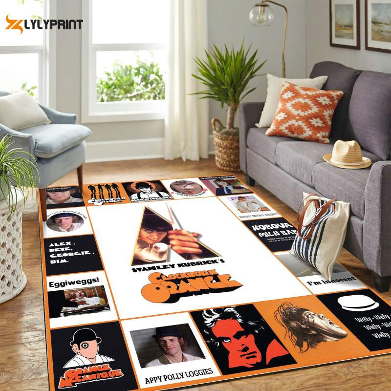 A Clockwork Orange T Shirt Quilt For Fans Mk Carpet Area Rug ,  Soft Quilt, King Size, All Season Cozy Quilt QB0901
