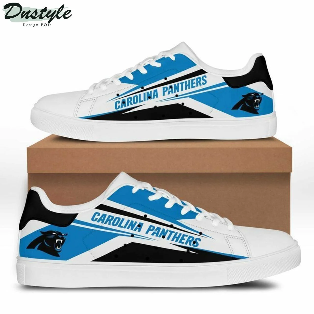 NFL Carolina Panthers Special Stan Smith Shoes for Women and Men, Trendy Style Sneakers ST0801