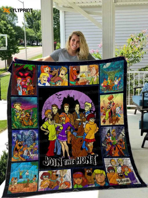 Scooby Doo 1 Quilt Blanket For Fans Home Decor Gift , Soft Quilt, King Size, All Season Cozy Quilt QB0901