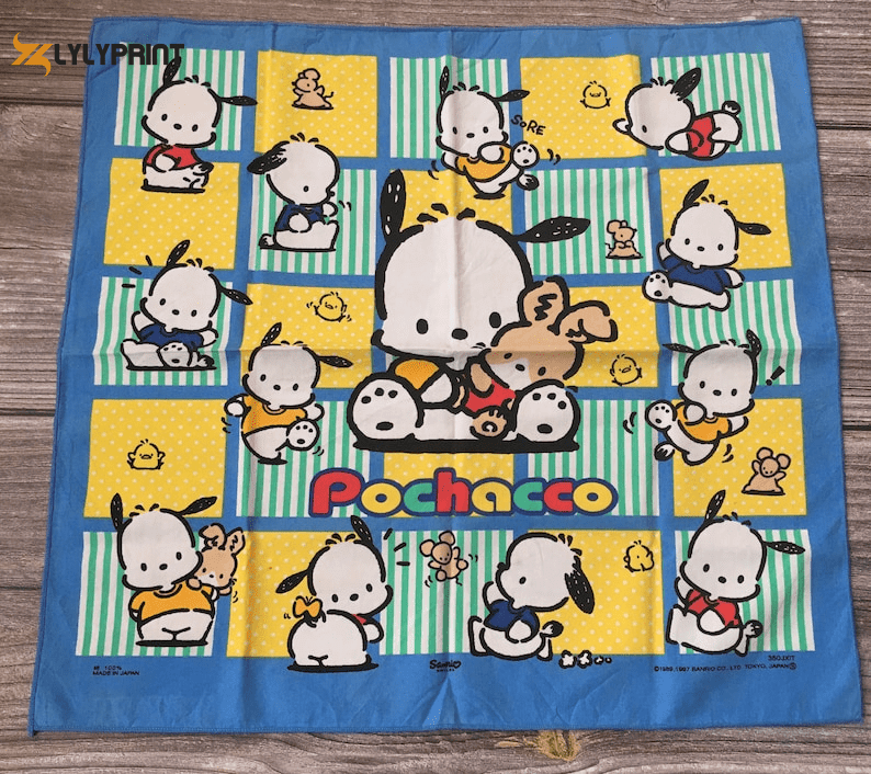Pochacco Quilt Blanket For Fans Home Decor Gift , Soft Quilt, King Size, All Season Cozy Quilt QB0901