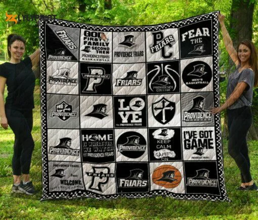Providence Friars 2 Quilt Blanket For Fans Home Decor Gift , Soft Quilt, King Size, All Season Cozy Quilt QB0901