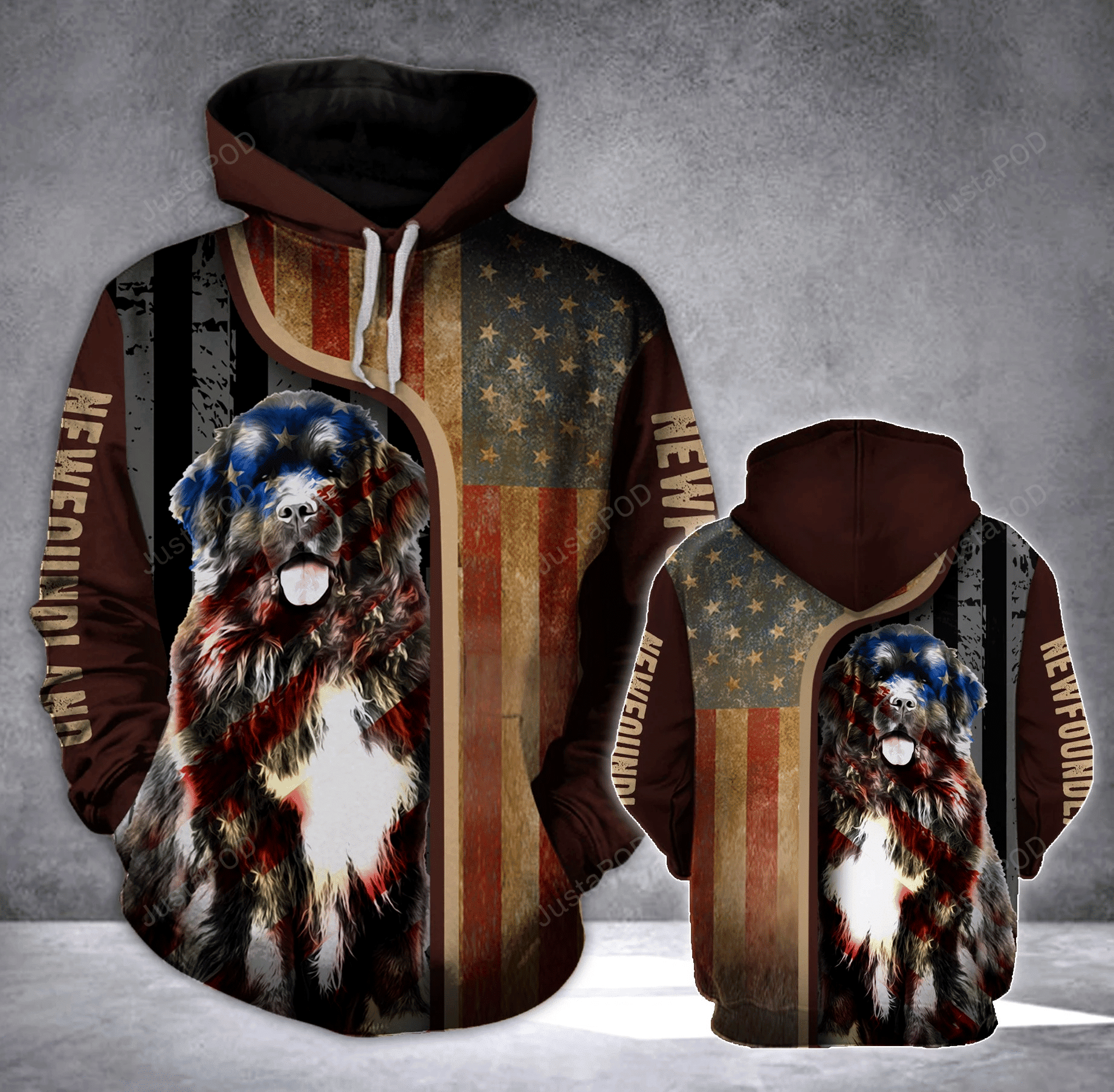 Flag Mt Newfoundland 3D All Over Print Hoodie, Zip-up Hoodie HZ0501