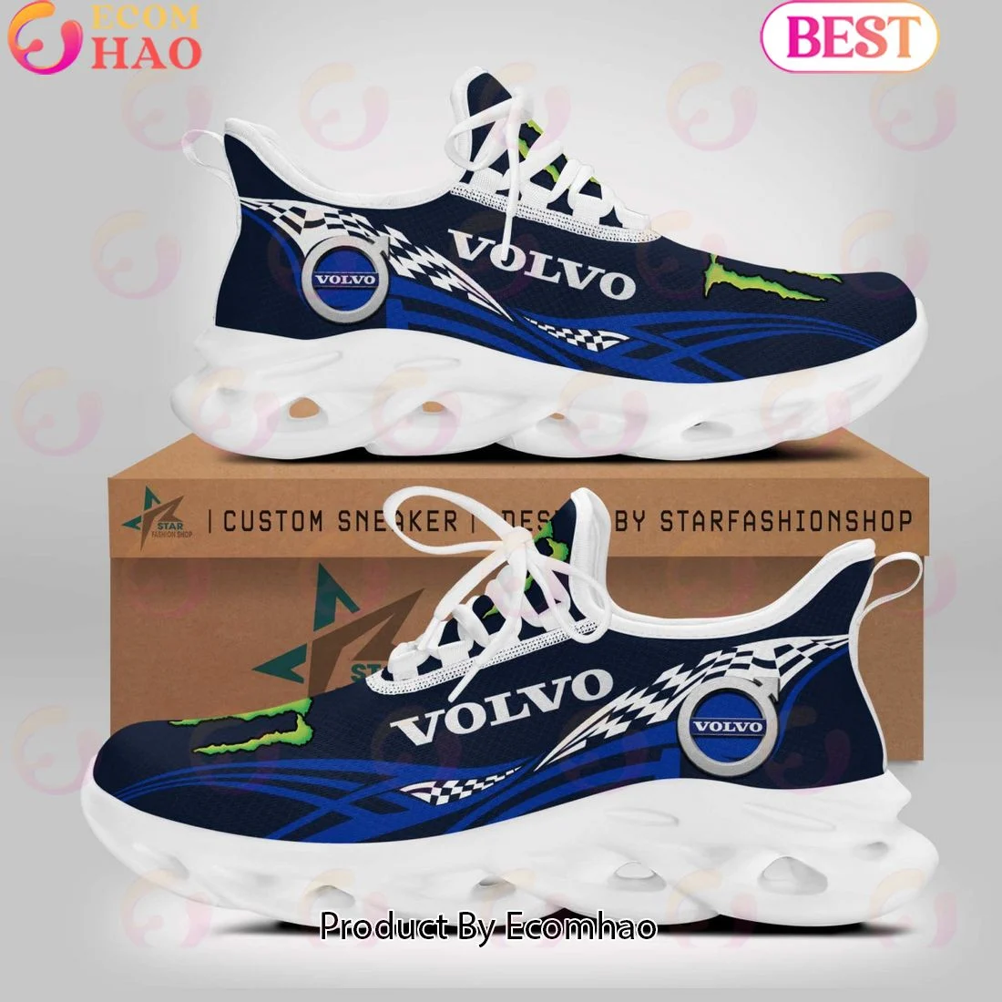 Volvo Truck Monster Design Max Soul Shoes  Unisex sneakers MS0601